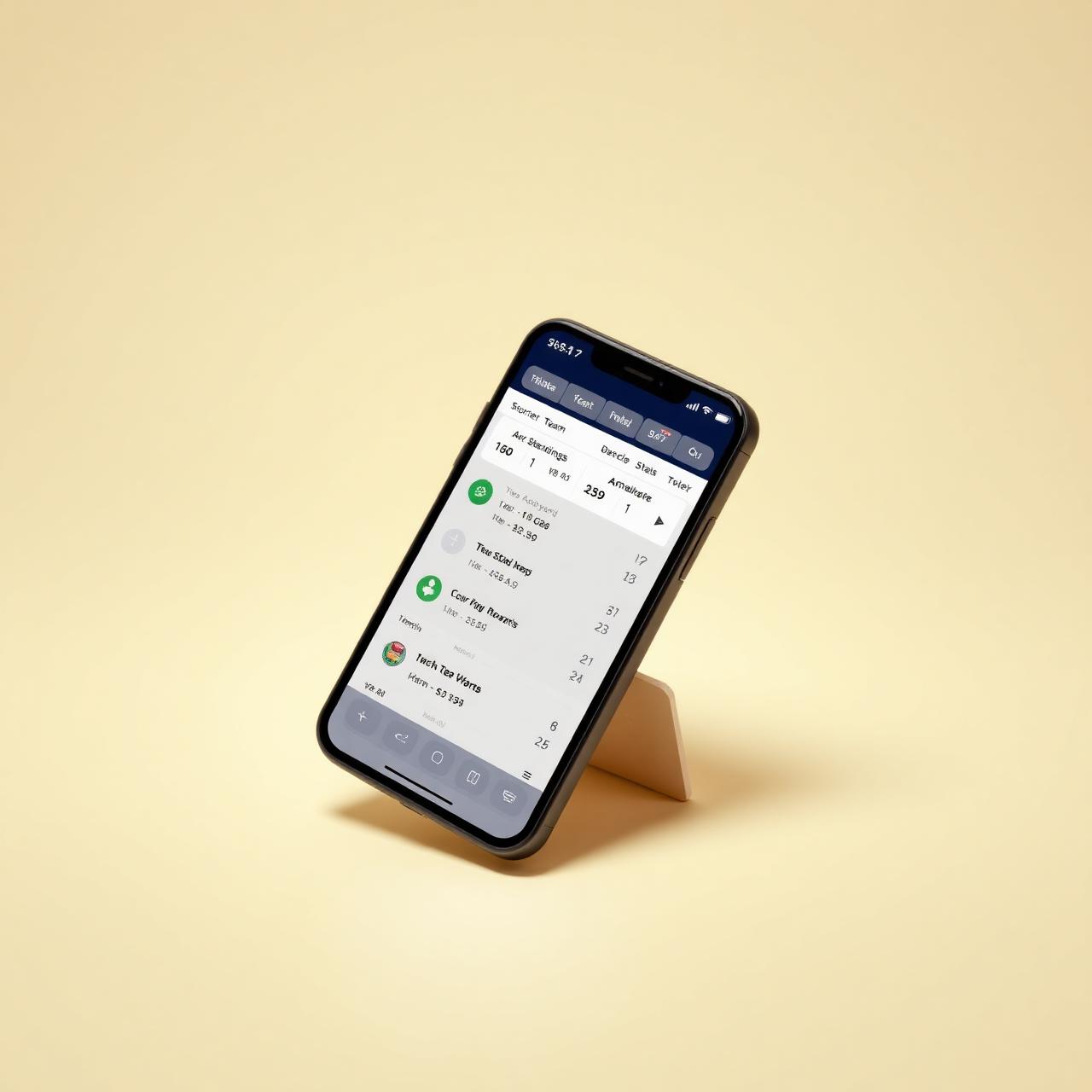 Sport1fy app on a smartphone